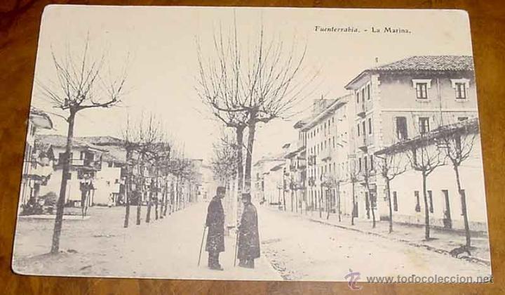 Postcards: ANTIGUA POSTAL DE FUENTERRABIA, LA MARINA - E.J.D. SIN CIRCULAR Y SIN DIVIDIR