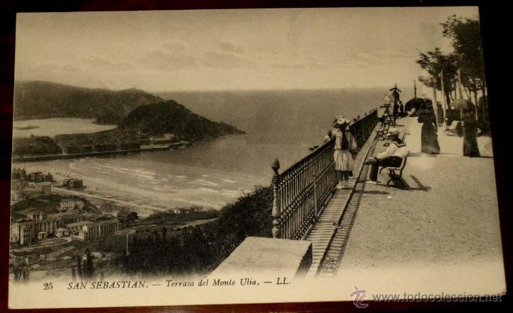 Postkarten: POSTAL DE SAN SEBASTIAN - TERRAZA DEL MONTE ULIA - LL. 25 - SIN CIRCULAR