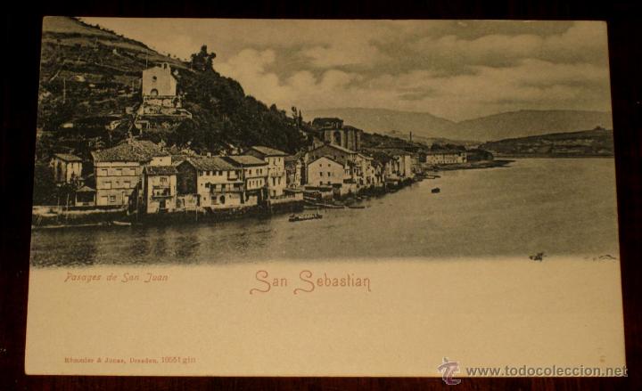 Postcards: ANTIGUA POSTAL DE PASAGES DE SAN JUAN - SAN SEBASTIAN - ED. ROMMLER &amp; JONAS N.10551 - NO CIRCULA