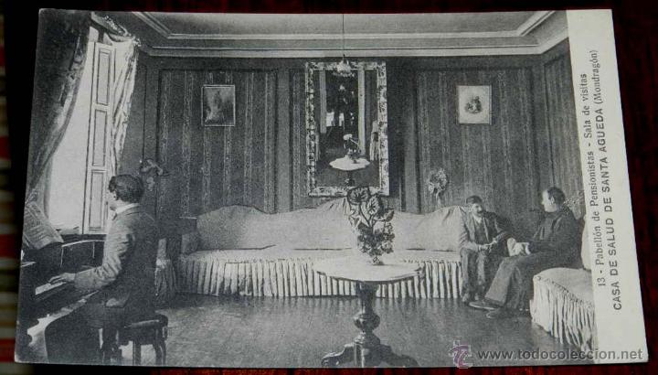 Postais: ANTIGUA POSTAL DE LA CASA DE SALUD DE SANTA AGUEDA, MONDRAGON, GUIPUZCOA, N. 13, PABELLON DE PENSION