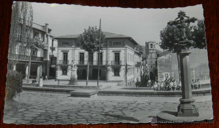Postais: ANTIGUA FOTO POSTAL DE GUETARIA, GUIPUZCOA, PLAZA DE ELCANO Y CALLE MAYOR, N. 8, ED. GARCIA GARRABEL