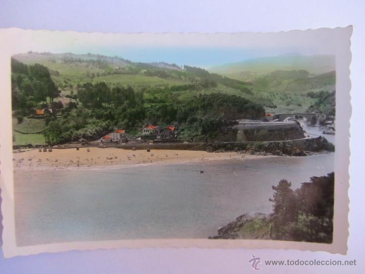 Postales: Postal de Lequeitio. La Playa. Ed. Arribas. Circulada - Foto 1