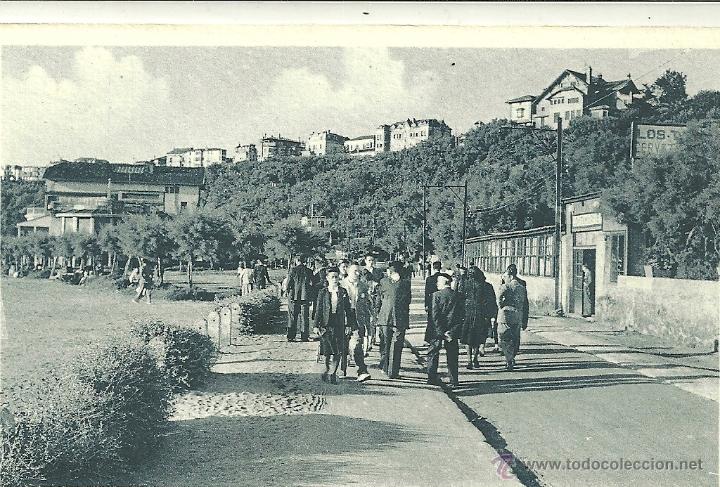 Postales: ALGORTA (VIZCAYA).- PASEO DE LA PLAYA - Foto 1