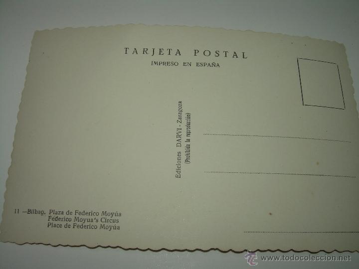 Postales: ANTIGUA POSTAL.....BILBAO - Foto 3
