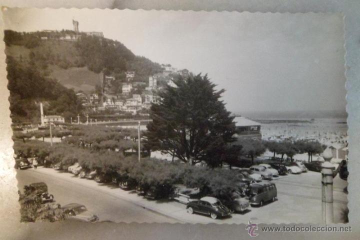 Postales: SAN SEBASTI&Aacute;N POSTAL CIRCULADA BLANCO Y NEGRO - Foto 1