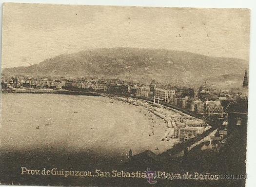 Postcards: POSTAL ORIGINAL DECADA DE LOS 30. PROV DE GUIPUZCOA. N 1281. SAN SEBASTIAN. VER TAMA&Ntilde;O Y EXPLICACION