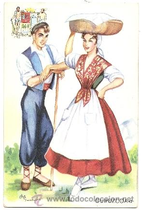 Postales: Guip&uacute;zcoa. Tipos Vascos - Foto 1