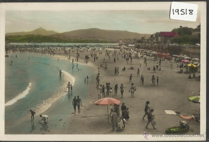 Postales: FUENTERRABIA - 23 - VISTA GENERAL DE LA PLAYA - FOTO GALARZA - (19518)