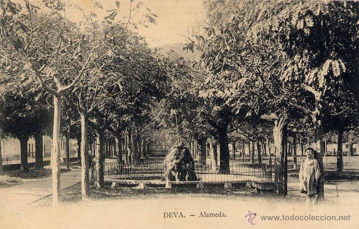 Postales: DEVA (GUIPUZCOA).- ALAMEDA - Foto 1