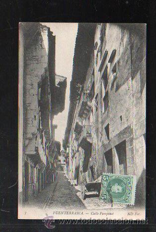 Postkarten: TARJETA POSTAL DE FUENTERRABIA, GUIPUZCOA - CALLE PAMPINOT. 7. ND FOTO