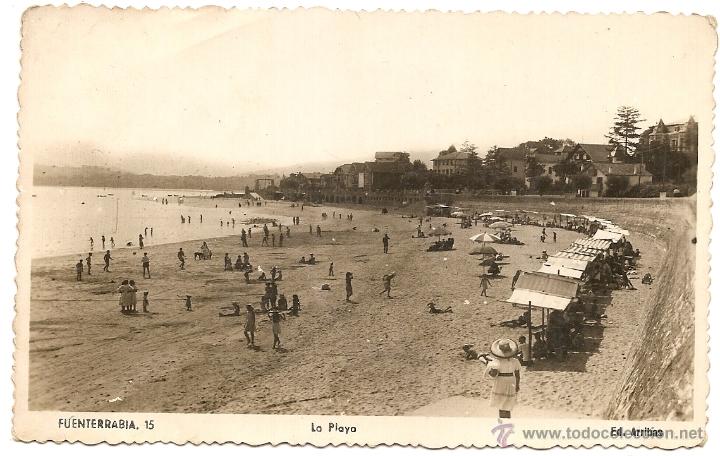 Postales: Fuenterrab&iacute;a, postal antigua - Foto 1