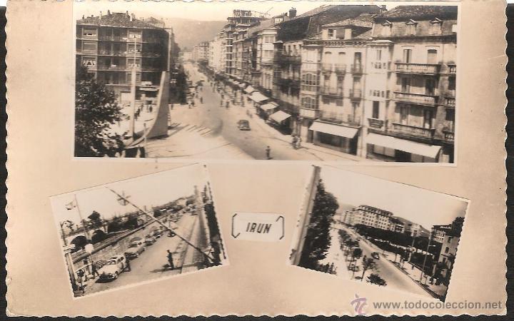 Postales: POSTAL RECUERDO-MULTIVISTA IRUN - Foto 1
