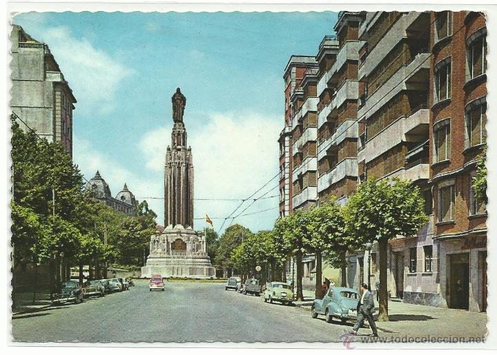 Postales: BILBAO.- MONUMENTO AL SAGRADO CORAZON DE JESUS.- EDICION GARCIA GARRABELLA N&ordm; 9