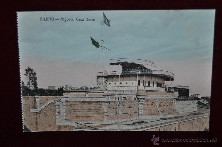 Postales: ANTIGUA POSTAL DE BILBAO. ALGORTA. CASA BARCO. SIN CIRCULAR - Foto 1