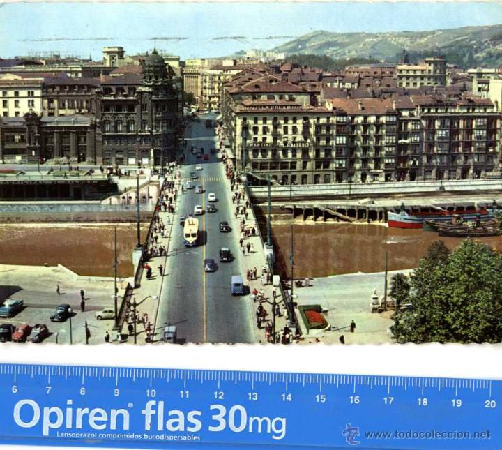 Postales: BILBAO, POSTAL CIRCULADA PUENTE DE LA VICTORIA - Foto 1