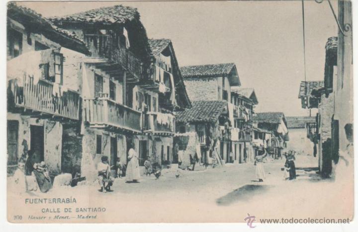 Cartoline: FUENTERRABIA.- CALLE DE SANTIAGO