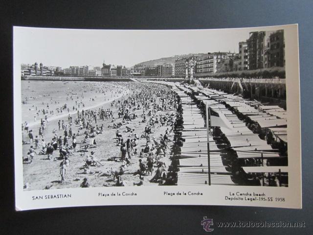 Postales: POSTAL SAN SEBASTI&Aacute;N. PLAYA DE LA CONCHA. - Foto 1