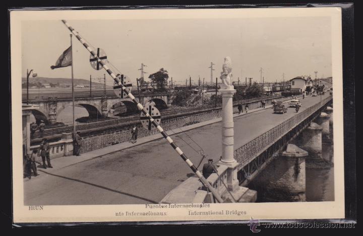 Postales: POSTAL IRUN PUENTES INTERNACIONALES . - Foto 1