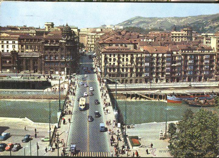 Postales: BILBAO - PUENTE DE LA VICTORIA - Foto 1