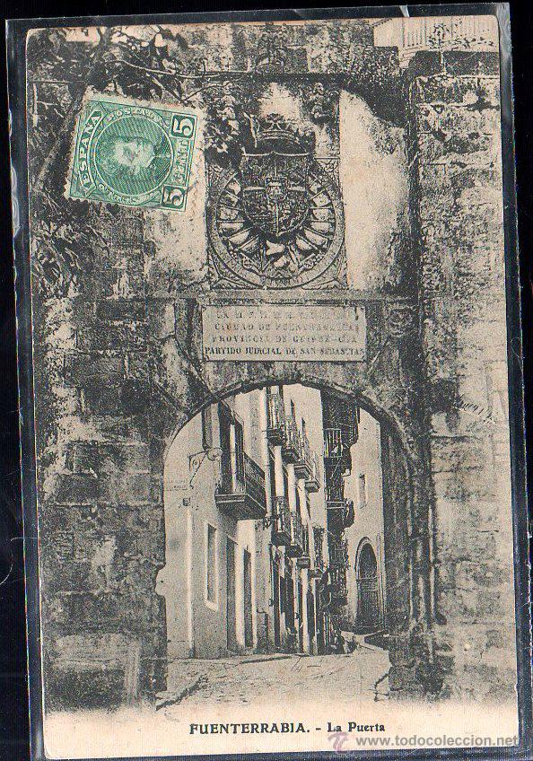 Postkarten: TARJETA POSTAL DE FUENTERRABIA - LA PUERTA. EDICIONES EL GALLO