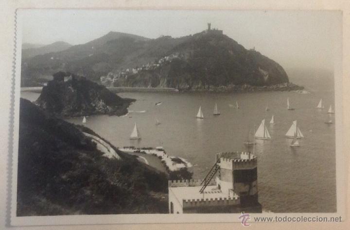 Postkarten: POSTAL SAN SEBASTIAN. VISTA DESDE EL MONTE URGULL. FOTO. GALARZA.