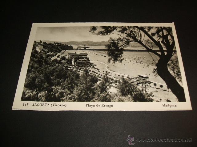Postales: ALGORTA VIZCAYA PLAYA DE EREAGA - Foto 1