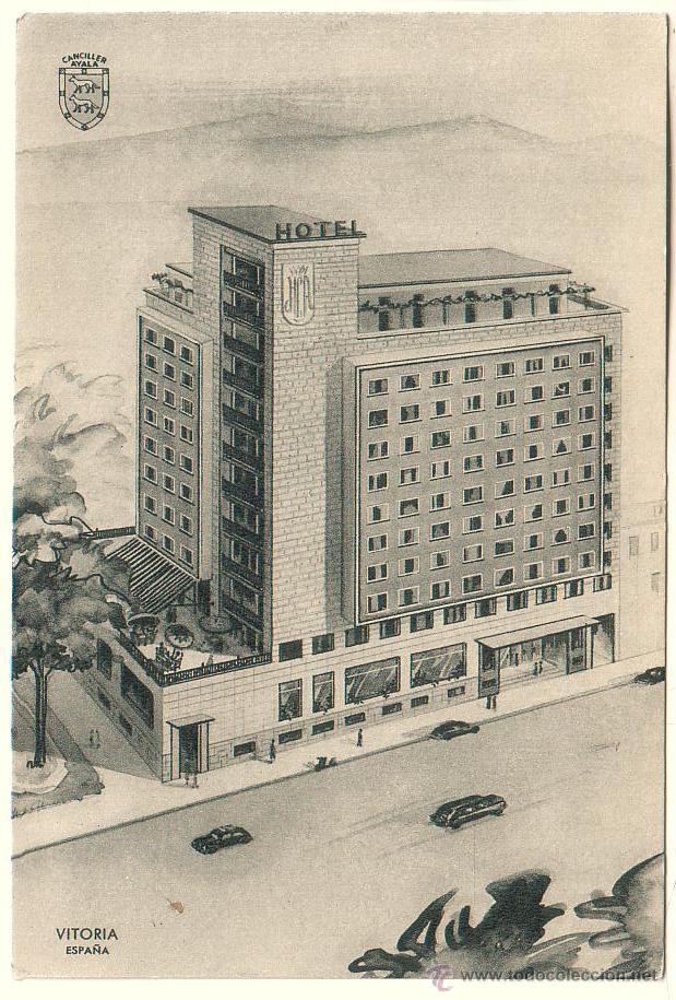 Postales: VITORIA.- HOTEL CANCILLER AYALA - Foto 1