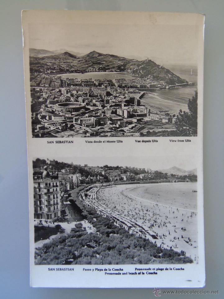 Postais: POSTAL DE GUIP&Uacute;ZCOA. A&Ntilde;OS 30 50. SAN SEBASTIAN. VISTAS DE LA CIUDAD. MANIPEL. 272