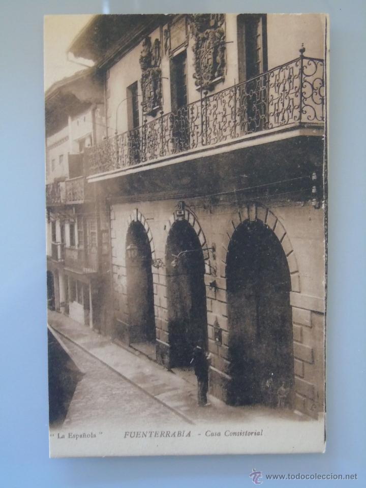 Postais: POSTAL DE GUIP&Uacute;ZCOA. A&Ntilde;OS 10 20. FUENTERRABIA. CASA CONSISTORIAL, LA ESPA&Ntilde;OLA. 291