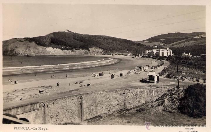 Postales: PLENCIA (VIZCAYA).- LA PLAYA - Foto 1