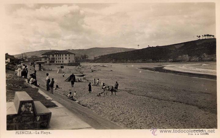 Postales: PLENCIA (VIZCAYA).- LA PLAYA - Foto 1