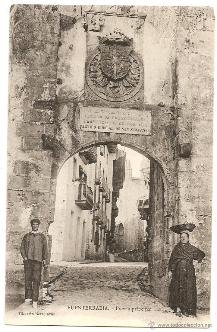 Postales: Fuenterrab&iacute;a. Dorso sin dividir - Foto 1