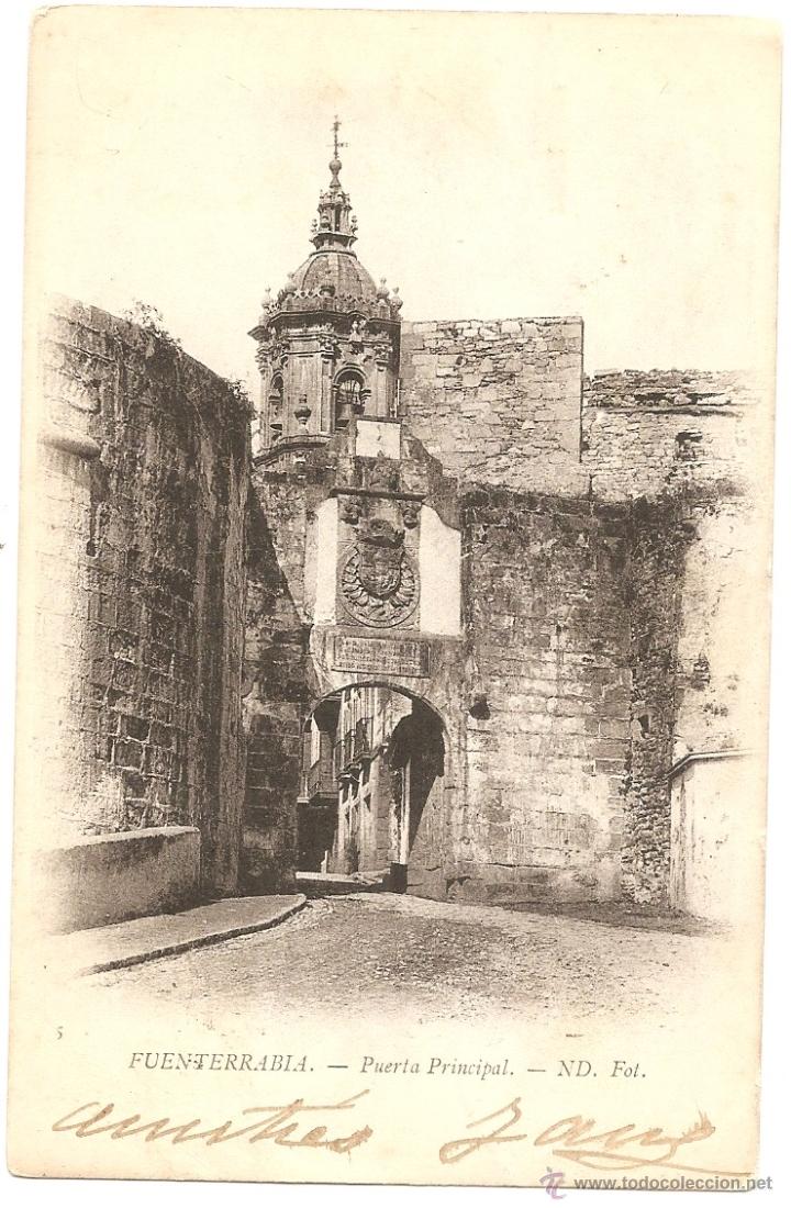 Postales: Fuenterrab&iacute;a. Dorso sin dividir - Foto 1