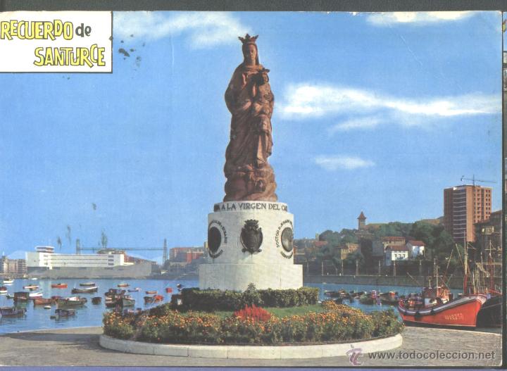 Postales: SANTURCE - MONUMENTO A LA VIRGEN DEL CARMEN - Foto 1