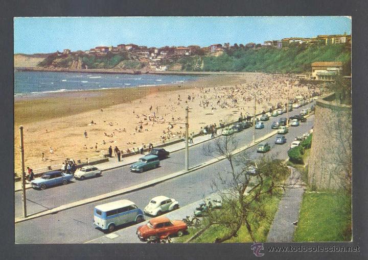 Postales: Algorta *Playa de Ereaga* Ed. Raker n&ordm; 24. Nueva. - Foto 1