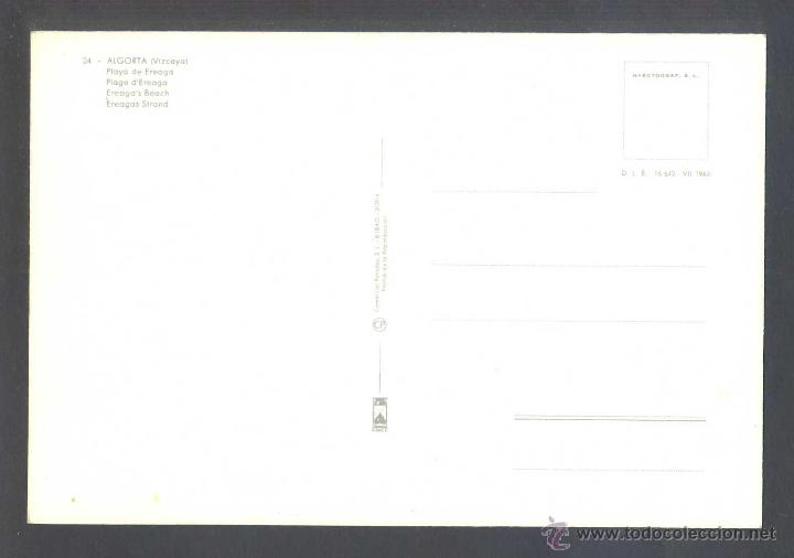 Postales: Algorta *Playa de Ereaga* Ed. Raker n&ordm; 24. Nueva. - Foto 2