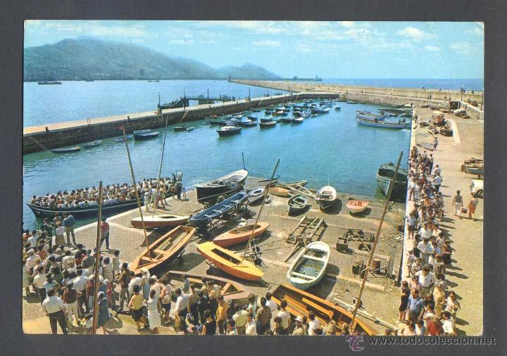 Postales: Algorta *Muelle de Arriluce* Ed. Alarde n&ordm; 67. Circulada 1970. - Foto 1