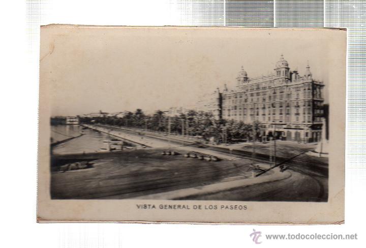 Postkarten: TARJETA POSTAL DE SAN SEBASTIAN. L. ROISIN. VISTA GENERAL DE LOS PASEOS. MEDIDAS 9X5.5CM