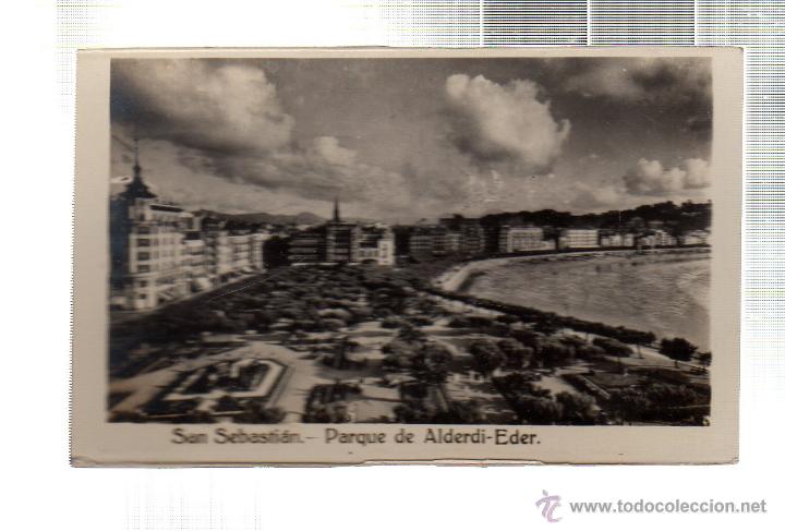 Postkarten: TARJETA POSTAL DE SAN SEBASTIAN. L. ROISIN. PARQUE DE ALDERDI EDER. MEDIDAS 9X5.5CM