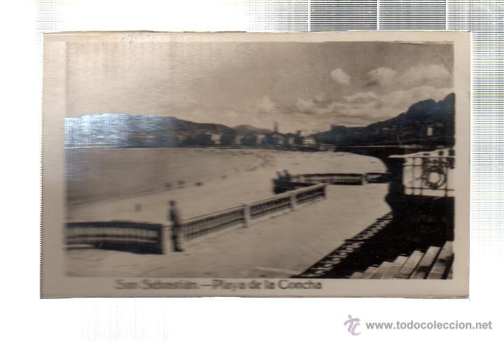 Postkarten: TARJETA POSTAL DE SAN SEBASTIAN. L. ROISIN. PLAYA DE LA CONCHA. MEDIDAS 9X5.5CM