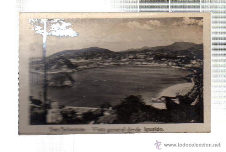Postkarten: TARJETA POSTAL DE SAN SEBASTIAN. L. ROISIN. VISTA GENERAL DESDE IGUELDO. MEDIDAS 9X5.5CM