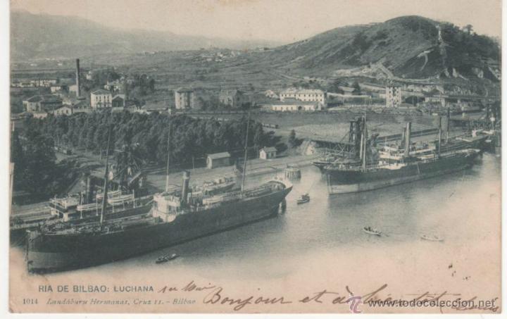 Postales: RIA DE BILBAO: LUCHANA - Foto 1