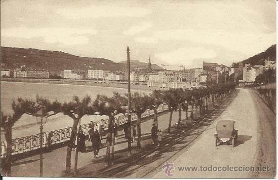 Postales: SAN SEBASTIAN, PASEO DE LA CONCHA. - Foto 1