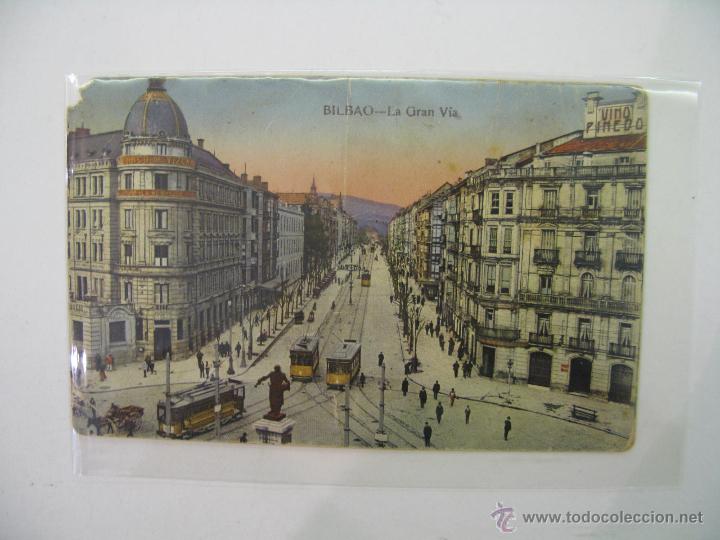 Postales: postal de bilbao la gran via - Foto 1