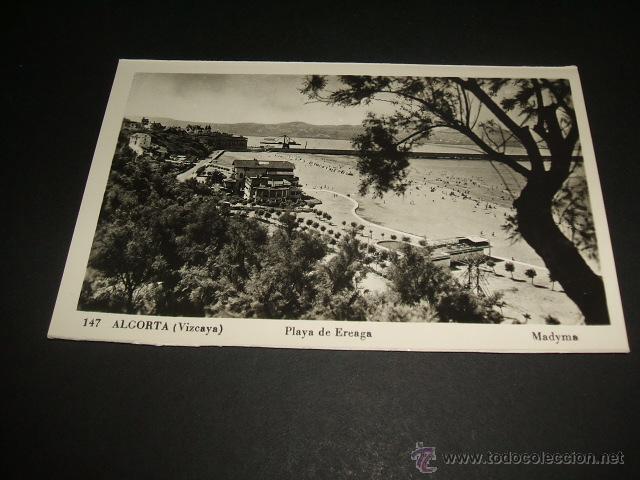 Postales: ALGORTA VIZCAYA PLAYA DE EREAGA - Foto 1