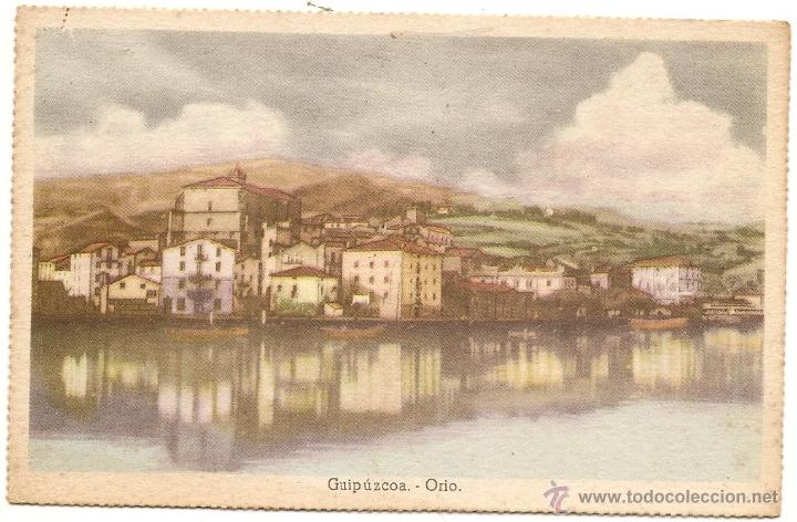 Postales: Orio, postal formato antiguo - Foto 1