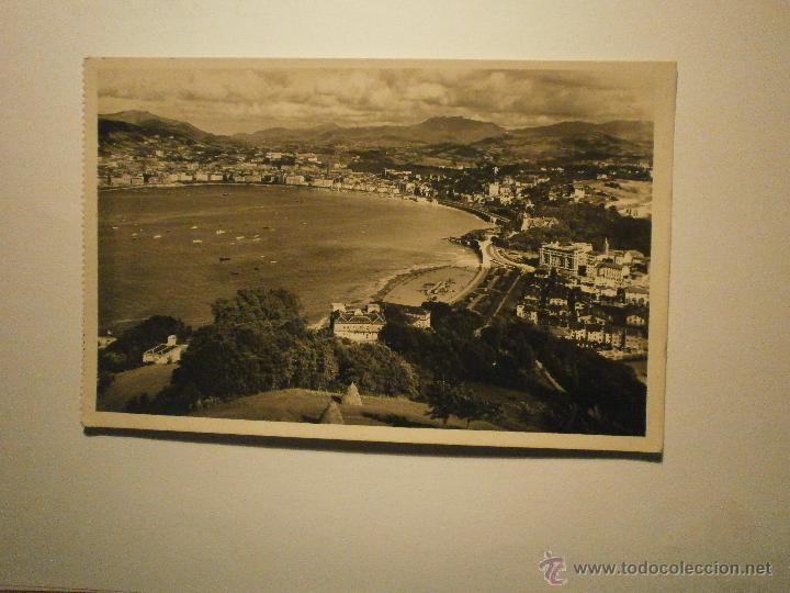 Postais: POSTAL SAN SEBASTIAN VISTA DESDE EL MONTE IGUELDO SIN CIRCULAR