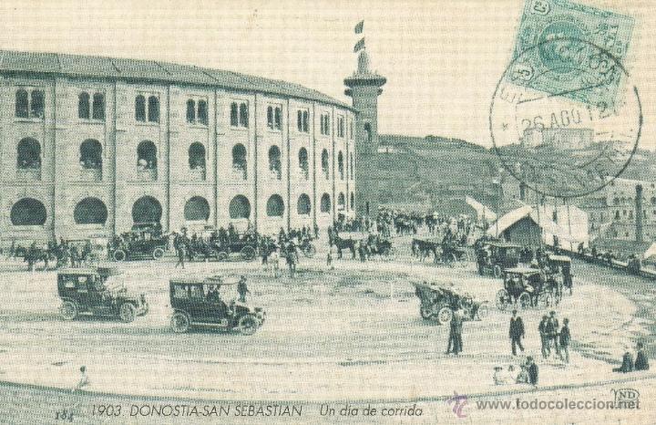 Cartes Postales: N&ordm; 15305 POSTAL COPIA REPRODUCCION SAN SEBASTIAN PLAZA DE TOROS