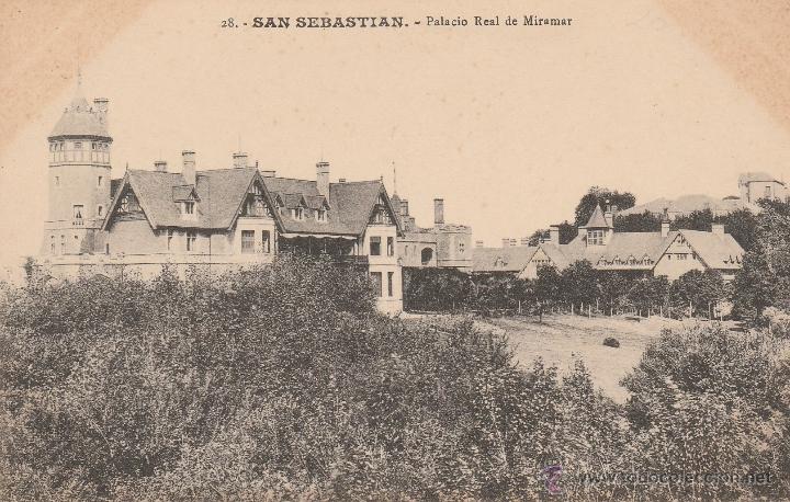 Postkarten: N&ordm; 16252 POSTAL SAN SEBASTIAN PALACIO REAL DE MIRAMAR