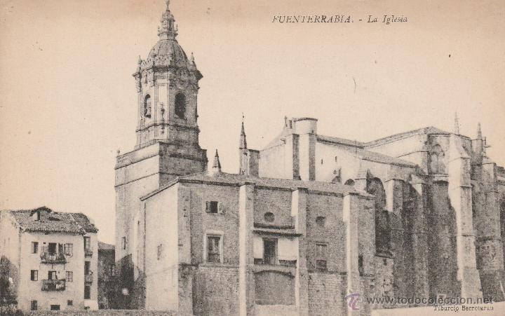 Postkarten: N&ordm; 16331 POSTAL FUENTERRABIA LA IGLESIA